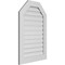 Ekena Millwork Octagonal Top Surface Mount PVC Gable Vent: Functional, w/ 3-1/2"W x 1"P Standard Frame, 26"W x 38"H GVPOT26X3801SF - alternate 4